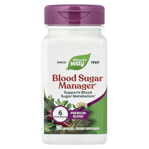 Nature's Way, Blood Sugar Manager®, 90 Capsules