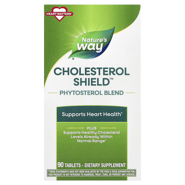 Nature's Way, Cholesterol Shield™, Phytosterol Blend , 90 Tablets