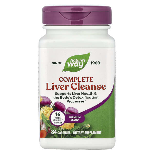 Nature's Way, Complete Liver Cleanse, 84 Capsules