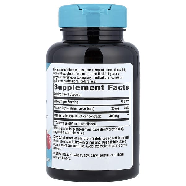 Alternative view of Nature's Way, Cranberry, Premium Blend, 400 mg, 120 Vegan Capsules
