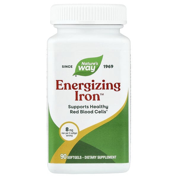Nature's Way, Energizing Iron™, 90 Softgels