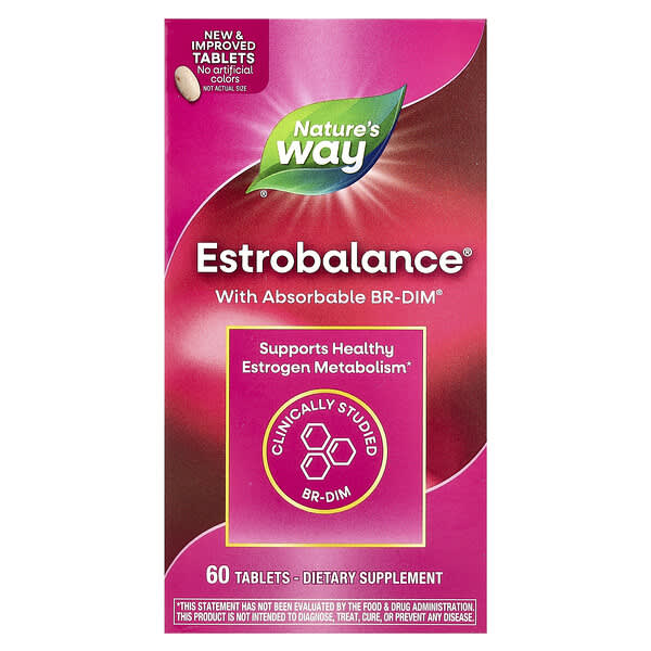 Nature's Way, Estrobalance® with Absorbable BR-DIM®, 60 Tablets
