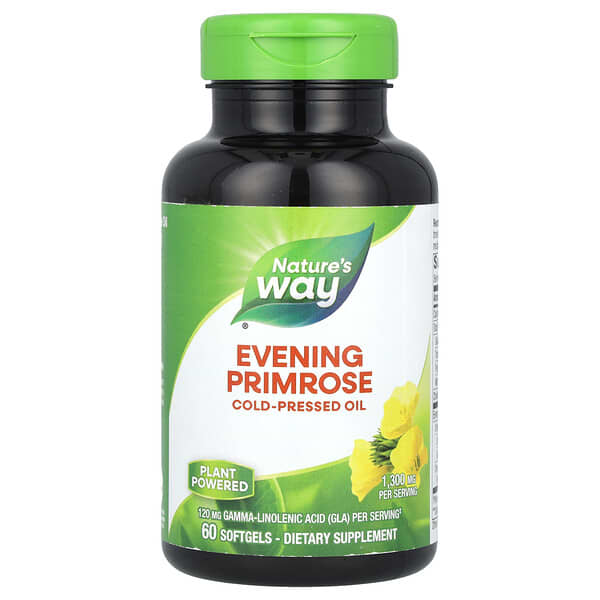 Nature's Way, Evening Primrose, 1,300 mg, 60 Softgels