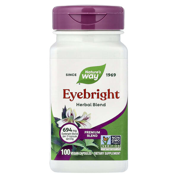 Nature's Way, Eyebright, Herbal Blend, 100 Vegan Capsules