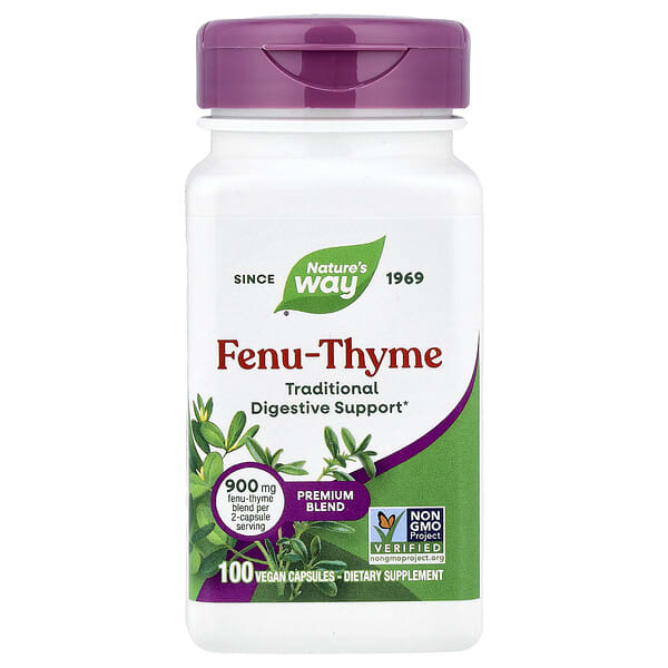 Nature's Way, Fenu-Thyme, 100 Vegan Capsules