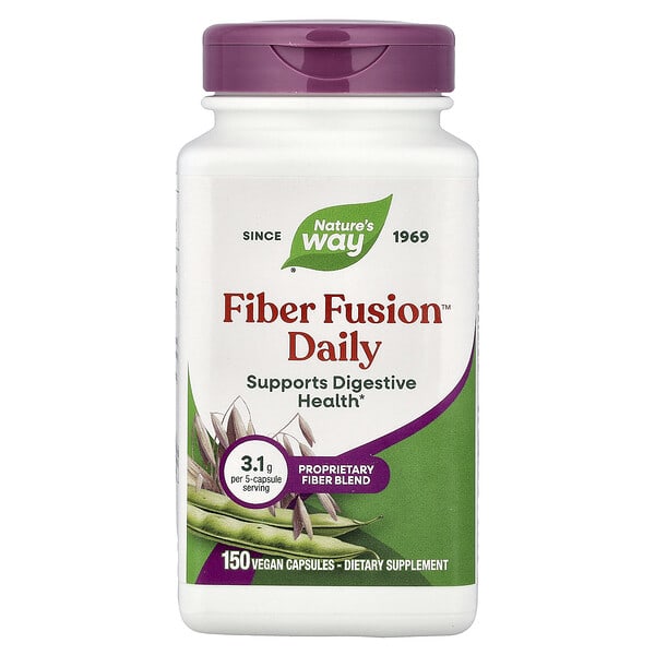 Nature's Way, Fiber Fusion™ Daily, 150 Vegan Capsules
