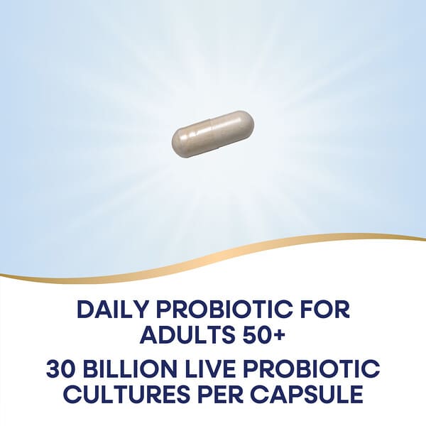 Alternative view of Nature's Way, Fortify®, Daily Probiotic, Adults 50+, 30 Billion CFU, 30 Delayed-Release Capsules