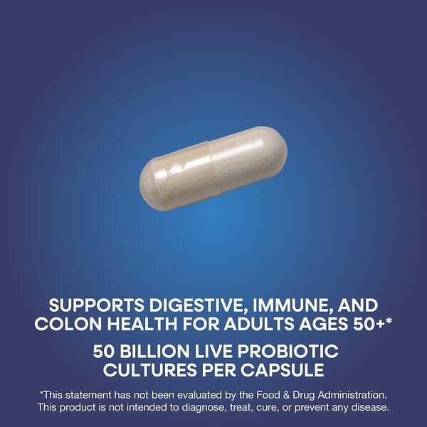 Alternative view of Nature's Way, Fortify®, Probiotic, Adults 50+, 50 Billion, 30 Delayed-Release Capsules