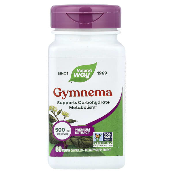 Nature's Way, Gymnema, 500 mg, 60 Vegan Capsules