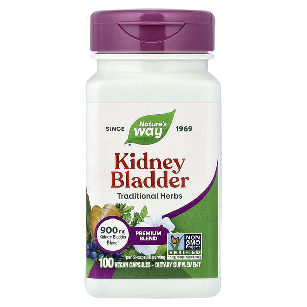 Nature's Way, Kidney Bladder, 100 Vegan Capsules