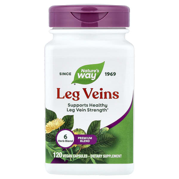 Nature's Way, Leg Veins, 120 Vegan Capsules