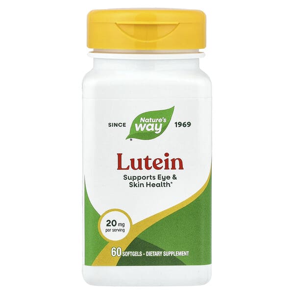 Nature's Way, Lutein, 20 mg, 60 Softgels