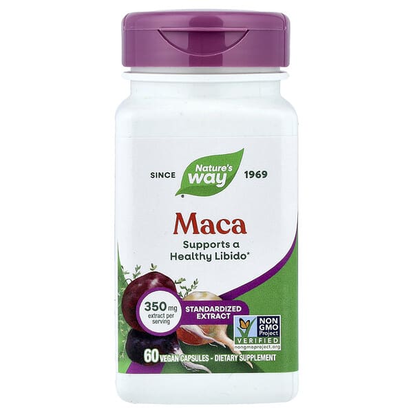 Nature's Way, Maca, 350 mg, 60 Vegan Capsules
