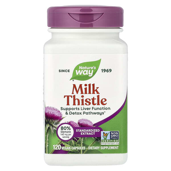 Nature's Way, Milk Thistle, 120 Vegan Capsules