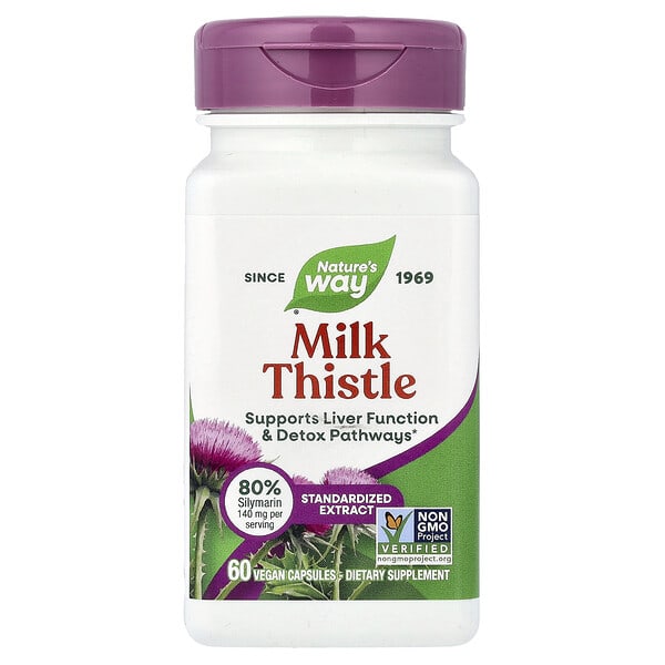 Nature's Way, Milk Thistle, 60 Vegan Capsules
