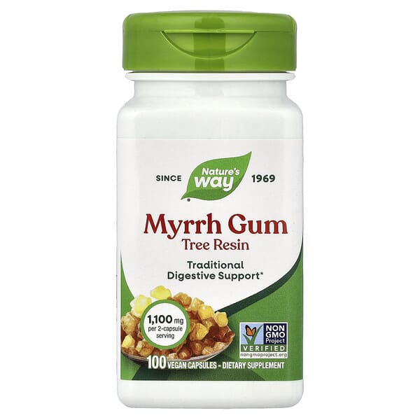 Nature's Way, Myrrh Gum, 100 Vegan Capsules (550 mg per Capsule)