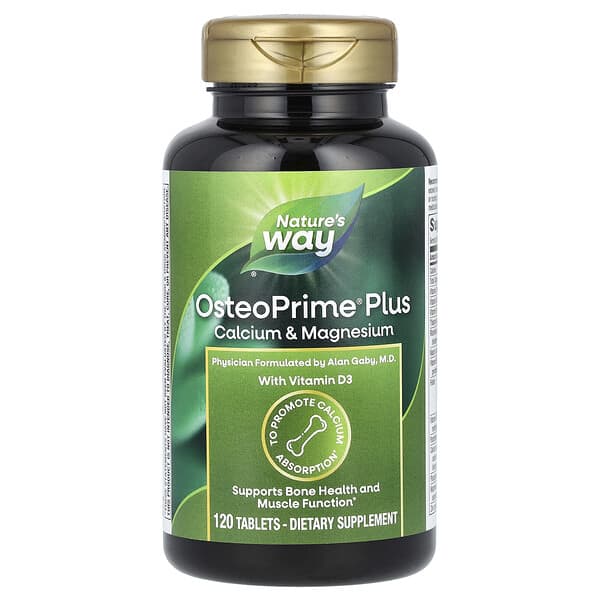 Nature's Way, OsteoPrime Plus Calcium & Magnesium, 120 Tablets