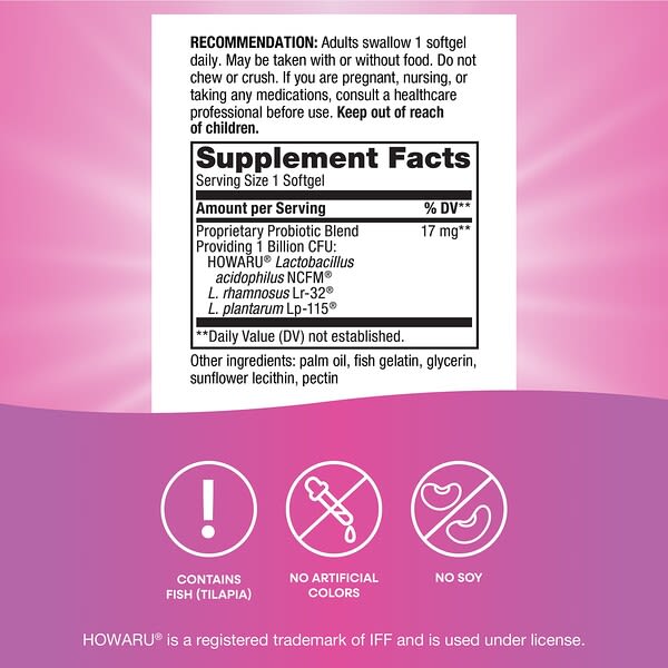 Alternative view of Nature's Way, Pearls®, Women's Probiotic , 1 Billion CFU, 30 Softgels