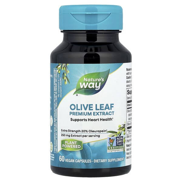Nature's Way, Premium Extract, Olive Leaf, 60 Vegan Capsules