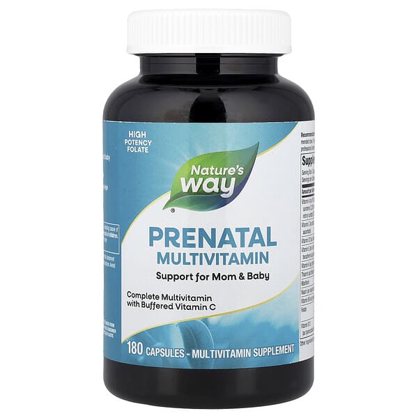 Nature's Way, Prenatal Multivitamin, 180 Capsules