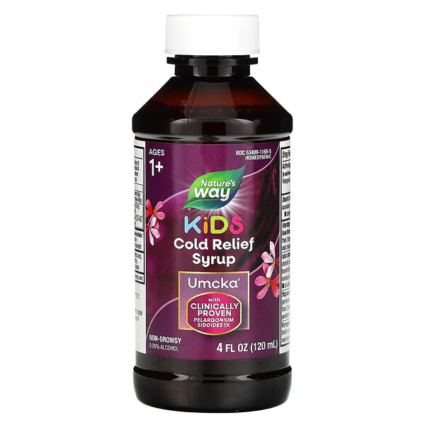 Alternative view of Nature's Way, Umcka, Kids Cold Relief Syrup, Ages 1+, Cherry , 4 fl oz (120 ml)