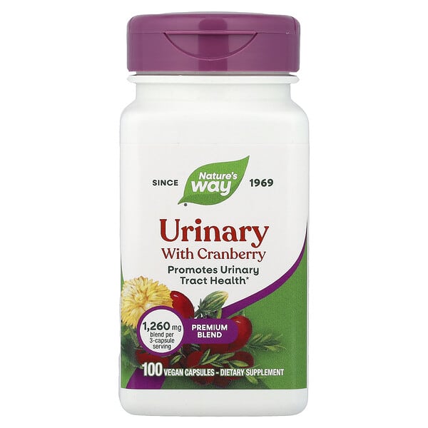 Nature's Way, Urinary with Cranberry, 100 Vegan Capsules
