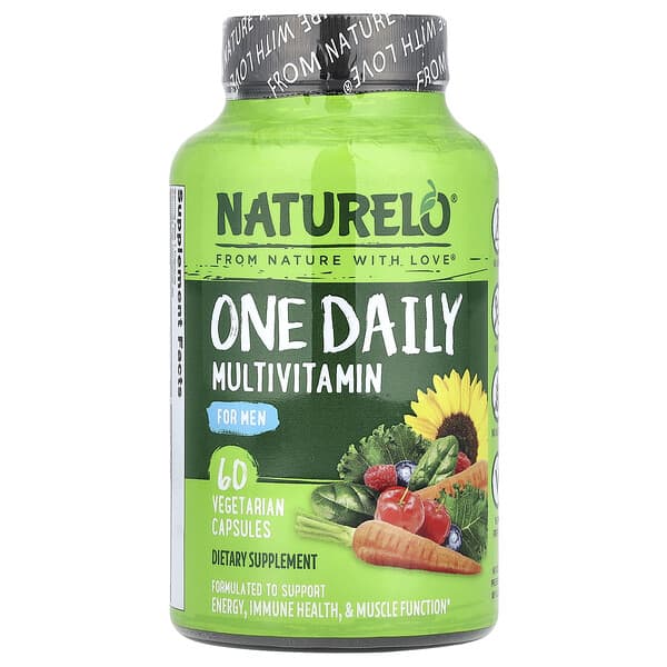 NATURELO, One Daily Multivitamin for Men, 60 Vegetarian Capsules