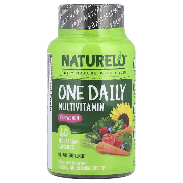 NATURELO, One Daily Multivitamin for Women, 60 Vegetarian Capsules