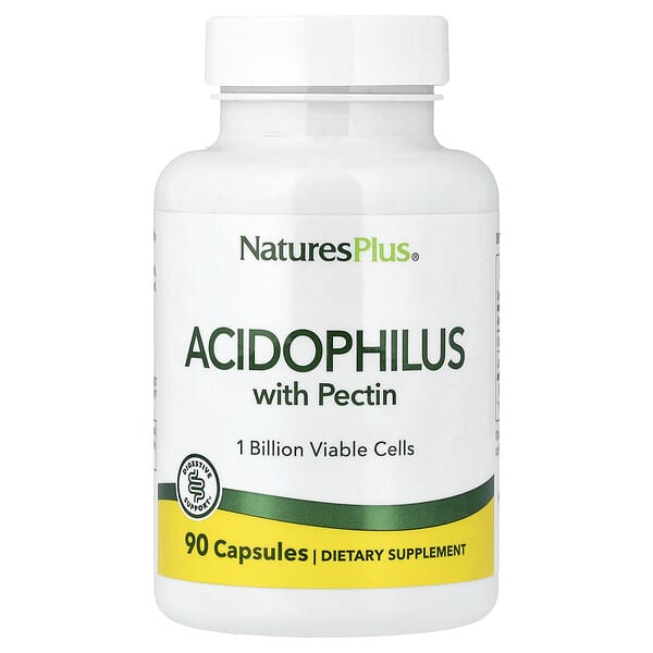 NaturesPlus, Acidophilus with Pectin, 90 Capsules