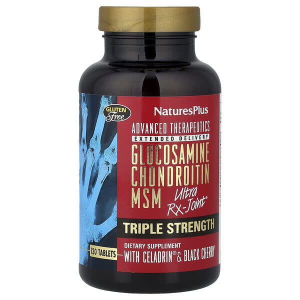 NaturesPlus, Advanced Therapeutics, Glucosamine Chondroitin MSM Ultra Rx-Joint®, 120 Tablets