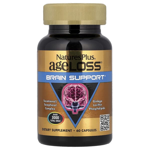 NaturesPlus, AgeLoss® Brain Support, 60 Capsules