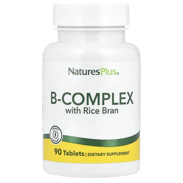 NaturesPlus, B-Complex with Rice Bran, 90 Tablets