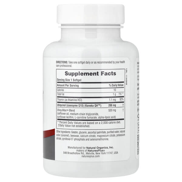 Alternative view of NaturesPlus, Beyond CoQ10® Ubiquinol, 200 mg, 30 Softgels