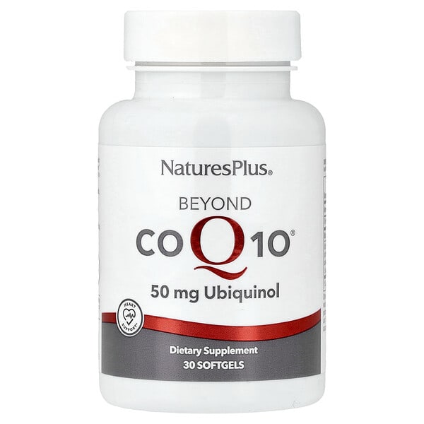NaturesPlus, Beyond CoQ10® Ubiquinol, 50 mg, 30 Softgels