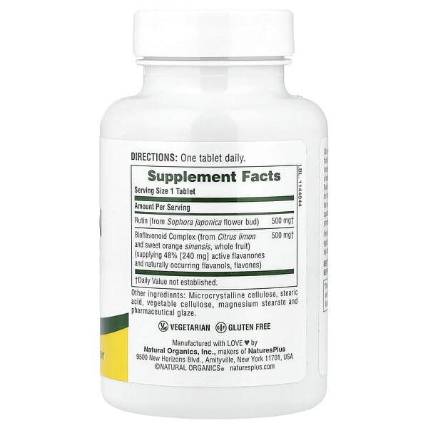 Alternative view of NaturesPlus, Biorutin, 90 Tablets