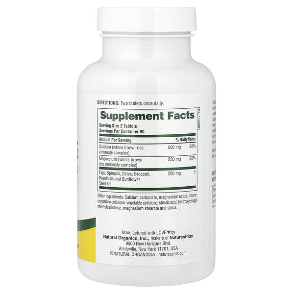 Alternative view of NaturesPlus, Cal/Mag with Whole Foods, 180 Tablets