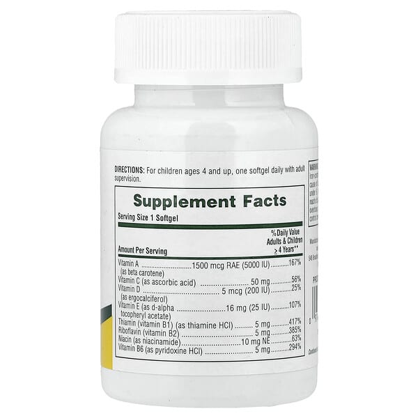 NaturesPlus, Children's Vita-Gels® Multivitamin, Orange, 90 Softgels 2 NaturesPlus, Children's Vita-Gels® Multivitamin, Orange, 90 Softgels - Ảnh 2
