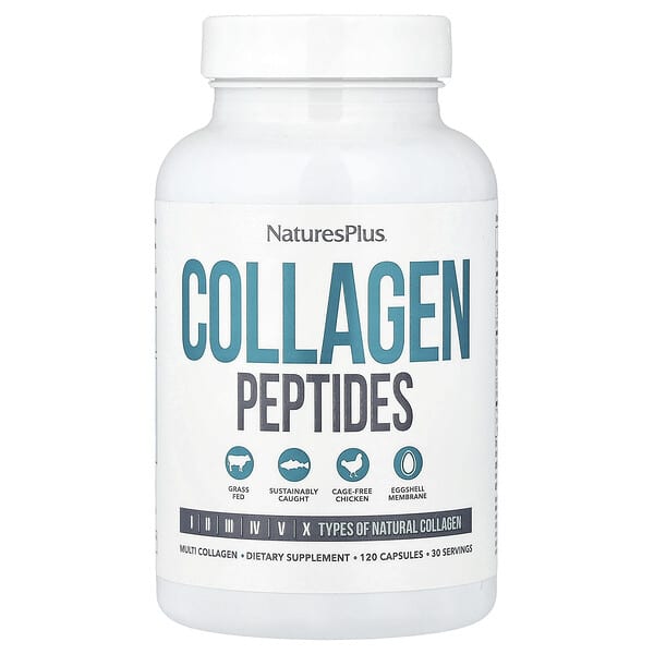 NaturesPlus, Collagen Peptides, 120 Capsules