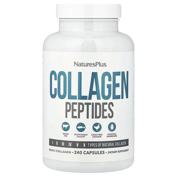 NaturesPlus, Collagen Peptides, 240 Capsules