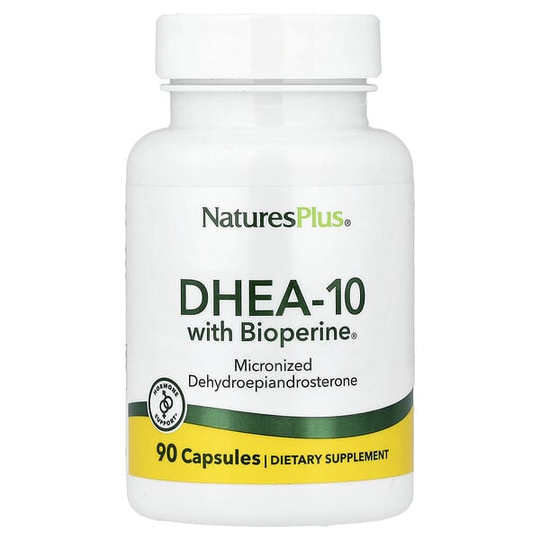 NaturesPlus, DHEA-10 with Bioperine®, 90 Capsules