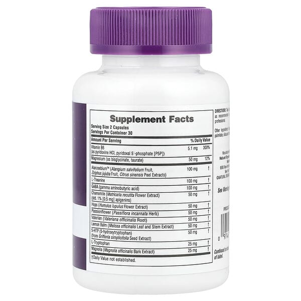 Alternative view of NaturesPlus, Dreaminol®, Stress & Sleep Complex, Melatonin Free, 60 Capsules