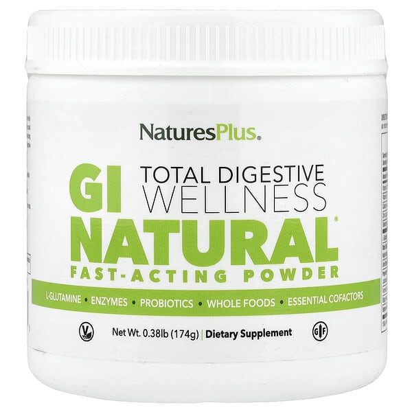 NaturesPlus, GI Natural® Fast-Acting Powder, 0.38 lb (174 g)
