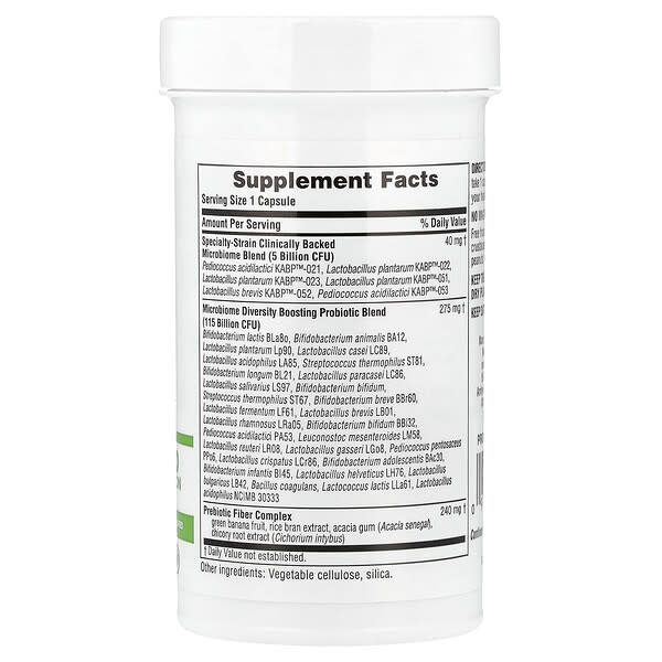 Alternative view of NaturesPlus, GI Natural® Probiotic Mega, 120 Billion CFU, 30 Capsules