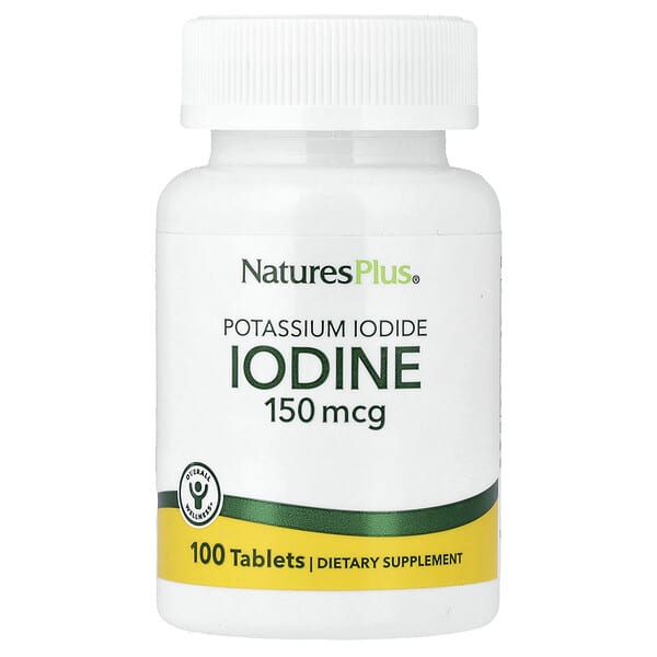 NaturesPlus, Iodine, 150 mcg, 100 Tablets