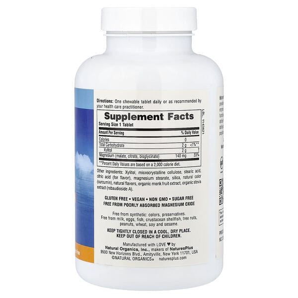 Alternative view of NaturesPlus, KalmAssure®, Magnesium Chewable, Orange, 60 Tablets