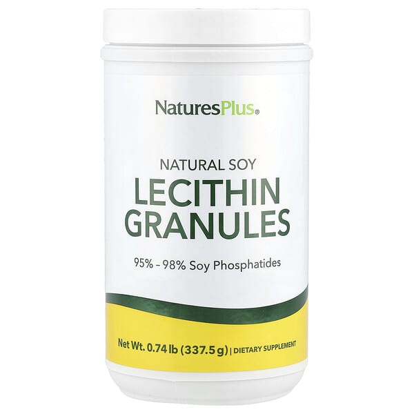 NaturesPlus, Natural Soy Lecithin Granules, 0.74 lb (337.5 g)