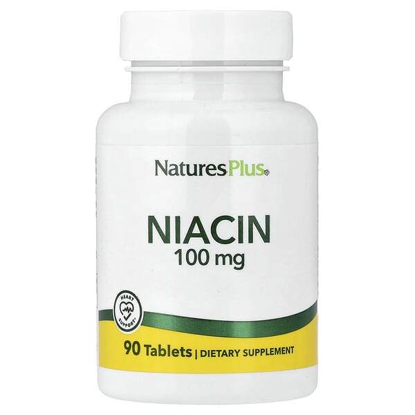 NaturesPlus, Niacin, 100 mg, 90 Tablets 2 NaturesPlus, Niacin, 100 mg, 90 Tablets