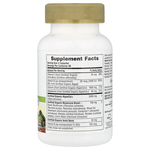 Alternative view of NaturesPlus, Source of Life® Garden, Bone Support, 120 Vegan Capsules
