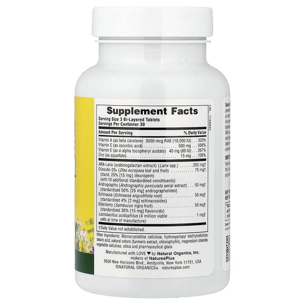 Alternative view of NaturesPlus, Source of Life, Immune Booster, 90 Tablets