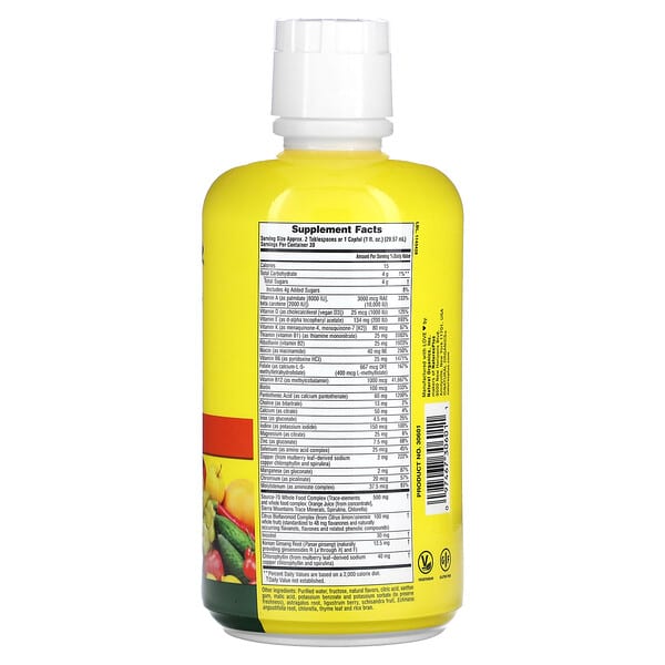 Alternative view of NaturesPlus, Source of Life, Liquid Multivitamin & Mineral Supplement, Tropical Fruit, 30 fl oz (887.10 ml)